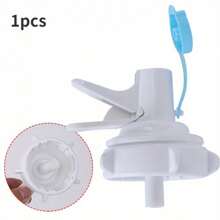 1 pieza Dispensador de agua manual de 3.94 pulgadas con tapa a prueba de polvo, tamaño universal para botellas de agua, cocina, oficina, accesorio para camping