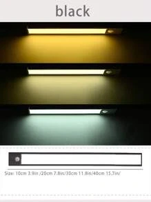 Rectangle Soft Light Sensor Lamp, Wall Shaped Light, Interior Decoration Lamp, LED Light, Multi-Color Sensor Light, Strip Light, Cabinet Light, Sensor Light, LED Sensor Light, Motion Sensor Light
