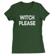 Witch Please  Womens T-Shirt - Màu hồng nhạt - Xem 2