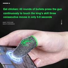 Ademende geweien zweetbestendige touchscreen duim- en vingermouwen voor mobiel spel Zilveren vezelmouwen als cadeaus voor verjaardagen/Pasen/jongens/vriendinnen