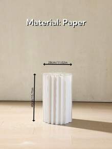 1/3/4pcs Set Cardboard Pedestal Stand, Folding Pillar Stand, Wedding Props, Floor Display Column Stand, DIY Pedestal Box With Round Top Plate Folding Paper Cylinder Column Pedestal Wedding Birthday Cake Flower Stand Rack,Material: Paper ,Can Bear 20kg