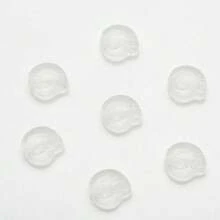 30 stuks 12mm glazen slakkenkralen met middengat, platte geregen kralen, zeeslakkenkralen voor doe-het-zelf sieraden maken, knutselaccessoires, damesarmband, telefoonketting, sleutelhanger, autohanger, aquariumdecoratie