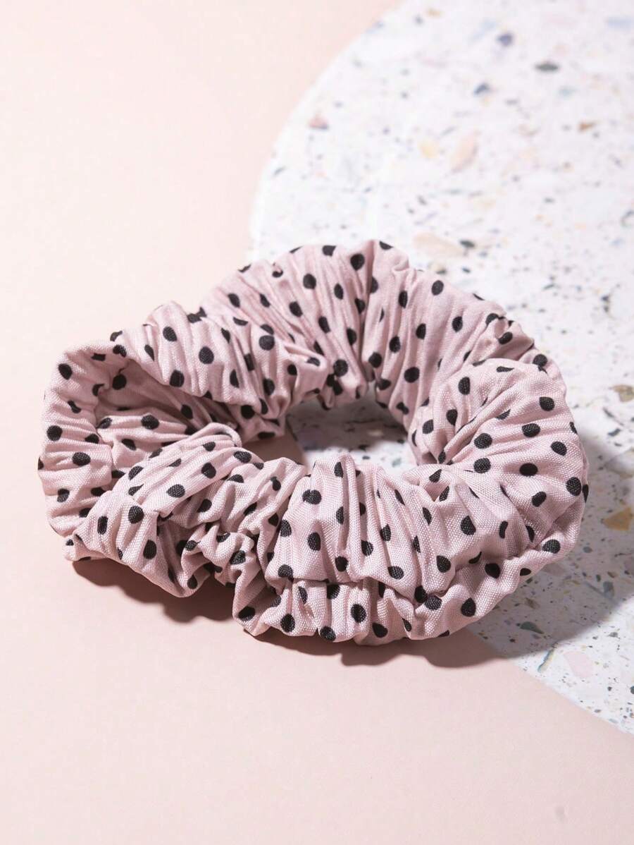 1 Stück/Set Haargummis für Kinder, gepunktete elastische Haargummiringe, verheddernisfrei - Verschiedenfarbig - Übersicht 1