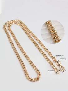 时尚百搭金属包链，金属延长链肩带替换配件 - 彩色 - 查看 8