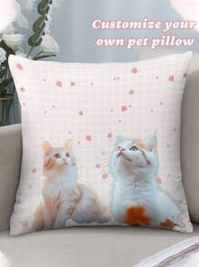 Customizable Photo Pillow Collage, Personalized Christmas Gifts For Grandma, Custom Throw Pillow With Text, Logo, Picture Collage Pillows