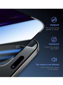 Yezodawee 4 Packs Silkscreen Anti-Peep Tempered Privacy Glass Screen Protector, Anti-Peeping, Waterproof, Scratch-Resistant, Compatible With Iphone7/8/X/XS/11/12/13/14/15 Pro Max/16 Pro Max/16 Plus, Bubble Free Ultra-Responsive Screen Protector All Iphone Models Are Compatible Anti-Scratch Case Friendly