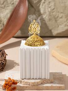 1 Stück Räucherstäbchenhalter aus Harz, Arabischer Stil Räucherkerzenhalter, dekorativer Aromatherapie-Ofen, Heimdekoration, Raum Dekoration, Party- und Feiertags Dekoration - Braun - Übersicht 16