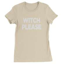 Witch Please  Womens T-Shirt - Màu hồng nhạt - Xem 4