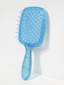 1支迷你防静电发梳，适用于卷发，干湿两用，轻松梳开打结的头发，轻巧手柄，透气梳齿，美发造型工具，适用于美发沙龙、美容院、返校季、旅行和度假。