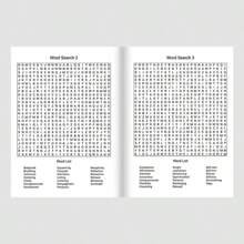 1 Book Of Mindfulness Word Search For Adults, Meditation And Concentration Exercise Notepad, Perfect Gift For Birthdays, Mother's Day, Family Gatherings And More,School Supplies,Back To School