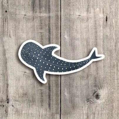 3-Inch "Shark Sticker - Bold And Fun Vinyl Sticker For Laptops, Notebooks, Water Bottles, Study Desks, Personal Spaces, And Ocean Lovers | Great For Ocean Enthusiasts, Students, Animal Lovers, And Explorers | Perfect Gift For Friends, Family, And Colleagues | Animal Sticker For Ocean, Sharks, Fun Expression, And Adventure"