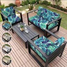 1pc Printed Stretch Sofa Pillow Covers, Outdoor Cushion Covers For Sofa, Flexible Chair Pad Covers, Porch & Patio Furniture Protector Sofa Cover Couch Cover Sofa Covers Room Decor Living Room Decor - Multicolor - View 2