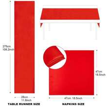 1PC/10PCS Shiny Satin Table Runner, Satin Solid Color Table Mat,Perfect Home And Wedding Decoration For Parties, Engagements, Birthdays, Hotels And Homes - Multicolor - View 3