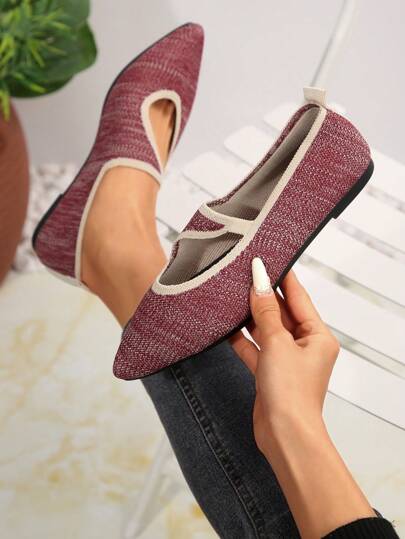 Sapatos femininos casuais leves e casuais descalços