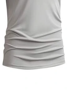 Men's Solid Color Breathable Fashionable Casual Business POLO Shirt, Summer