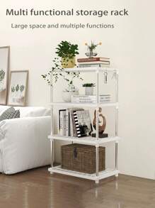 2/4-Storey Multifunctional Storage Rack, Large And Thick Storage Rack, Layered Storage, Large Capacity Saves Space, Stable And Easy To Install, Suitable For Kitchen, Bathroom, Bedroom, Office, Garage | Open Shelves And Enclosed Cabinets, Bathroom Storage Parts And Storage Space Saving Design,Shelves, Organize Shelves