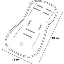 Nap Baby Silla para Carriola para Bebe, Protector de Carreolas Modernas para Bebe ó Porta Bebé en 100% algodón - Cubre Carreola Lunares - Blanco - Ver 5