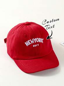 1pc Unisex Baby Baseball Cap, 1-3 Years Old Boys Girls Sun Hat For Spring/Autumn, Customized Gift - 1PC - View 1