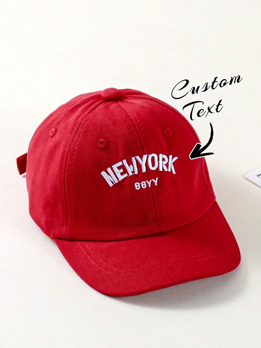 1pc Unisex Baby Baseball Cap, 1-3 Years Old Boys Girls Sun Hat For Spring/Autumn, Customized Gift - 1PC - View 1