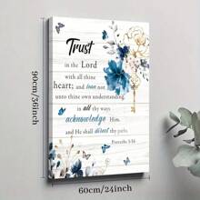Christian Wall Art Christian Scriptures Pictures Wall Decor Bible Verse Religious Canvas Prints Trust in Lord Painting Modern Artwork Home Decorati - Multicolor - Ver 10