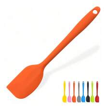 Silicone Spatulas, 8.4 Inch Small Rubber Spatula Seamless One Piece Design Heat Resistant Non-Stick Flexible Scrapers Baking Mixing Tool