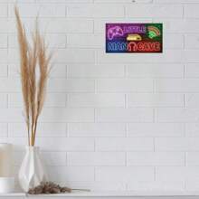 1pc 2D Flat Retro Gamer Wooden Sign - Perfect For Boys' Game Room, Nursery And Porch Decor | Suitable For Indoor And Outdoor, Farm, Restaurant, Garden, Bar, Cafe, Gym Decor, Random Hole Placement, Home Decor, Room Decor, Wall Art, Ideal For Thanksgiving - Multicolor - View 7