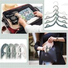 Travel Hangers Portable Foldable Hangers Cruise Ship Essentials Non-Slip Foldable Space Saving Clothes Drying Rack For Travel Cruise Business Trip Suitcase Dormitory School Hotel
