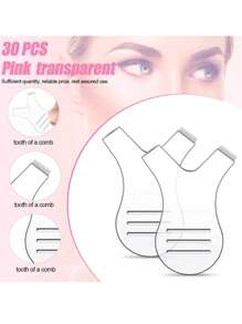 30/20/10 Pcs Y Lash Lift Tools Y Shape Lash Combs Eyelash Separator Tool Silicone Perm Lift Brush For Eyelash Extension Makeup Supplies