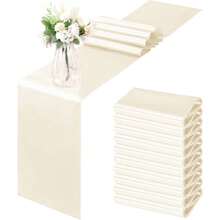 1PC/10PCS Shiny Satin Table Runner, Satin Solid Color Table Mat,Perfect Home And Wedding Decoration For Parties, Engagements, Birthdays, Hotels And Homes - Multicolor - View 27