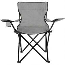 Set de 2 Sillas Plegable para Camping, Pesca, Playa y Actividades al Aire Libre – Silla Resistente con Reposabrazos, Portavasos y Bolsa Lateral de Malla – Estructura de Acero Duradera con Base Antideslizante y Resistente al Desgaste – Tejido Oxford 600D Impermeable y Transpirable – Capacidad de Carga hasta 110 kg – Ligera, Portátil y Fácil de Transportar con Bolsa de Transporte Incluida