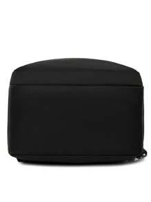 LECEY Women's Diamond Pattern Embroidery Backpack, Minimalist And Practical Multifunctional, Back To School, School Essential Stuff For Women, Girls & Students, Perfectly Matching With Backpack Accessories, Preppy Backpack For School - Black - View 9