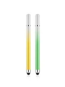 High Precision Silicone Round Disc Tip 2-In-1 Stylus Pen For Phone & Tablet, Capacitive Stylus Pen Compatible With Apple IPad, Tablet, Drawing, Painting, Writing