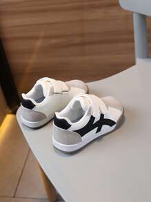 1 双春季婴儿鞋，幼儿女童运动鞋，儿童软底休闲鞋，儿童休闲鞋，婴儿皮鞋 - 米色 - 查看 6