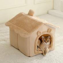Foldable Pet House Removable Washable House Puppy Cave Sofa Pet Bed House Small Dogs And Small And Medium Cats