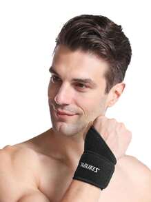 AOLIKES 1pc Sports Fitness Wrap Bandage, Adjustable Wrist Support For Weightlifting, Basketball - Multicolor - View 11