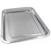 Charola De Acero Inoxidable Contenedor para mantener caliente la comida en el buffet. - Plateado - Ver 4