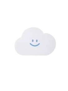 1 件小云形鼠标垫，简约可爱设计，适用于笔记本电脑，优雅的办公室家居使用，适合女性