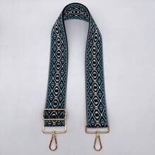 5cm Wide Adjustable Replacement Shoulder Strap Shoulder Bag Strap Boho Flower Floral - Blue - View 7