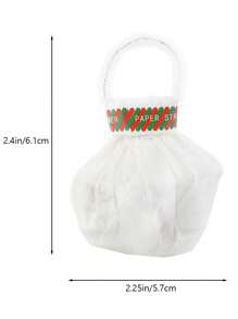 5pcs Streamers Poppers, White Hand Throw Confetti Poppers, No Mess Paper Crackers For Bridal Shower Birthday Wedding Anniversary Party Celebrations, Party Supplies