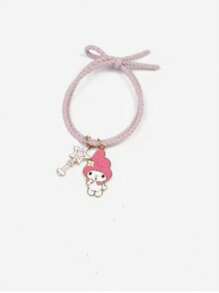 Sanrio 2pcs/Set Sanrio Character Friendship Bracelet Set, Comes With Magnetic Clasp, Polyamide Woven Strap, Anime Style Charm Bracelet, Suitable For Couples And Friends, Bracelet Set, Couples, Anime Items, Halloween