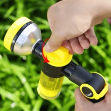 8-Function Handheld Water Gun, Easy To Wash In The Yard And For Cars Foam Watering/Vegetable Watering/Car Washing European And American Universal Connection Port - Multicolor - View 8