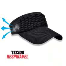 KIT 2 Viseiras Femininas Elástica Moda Verão Esportiva Tecido Confortável Proteção Rosto Sport