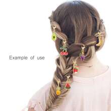 2/16Pcs Enamel Fruit Charm Alloy With Lobster Clasp Necklace Pendant Bracelet Keychain Jewelry DIY Hair Accessory Shoes Purse Bag Hanging Decoration