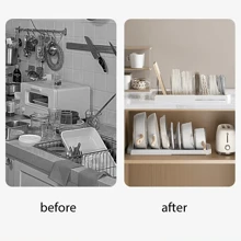 1pc Expandable Kitchen Organizer Rack,Pot And Pan Organizer Kitchen Organizer -Space-SavingExpandable Shelf With Pot Lid Holder, Utensil Rack, Utensil Holder,Dish Drainboard,Pot Rack, Can Be Placed On Countertop Or Inside Drawer, Multi-Functional Storage Rack
