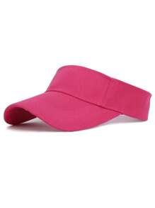 1pc Kids' Sunshade Cap, Summer Outdoor Sports Sun Protection Visor Hat, Assorted Colors