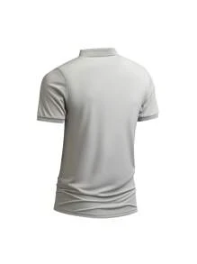 Men's Solid Color Breathable Fashionable Casual Business POLO Shirt, Summer