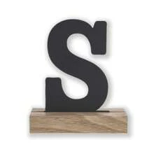 1pc 3.9 Inch Rustic Wooden Alphabet Letter For Home Decor Birthday,Christmas,Graduation,Bridal Shower,Wedding,Anniversary Party Supplies And Room Decoration