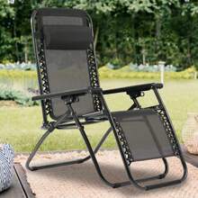 2 Sillas tumbona Silla Reclinable de Gravedad Cero 2 unidades para Jardín, Terraza, Piscina, Playa y Balcón – Tumbona Plegable Ergonómica con Respaldo Ajustable hasta 165° y Sistema de Bloqueo – Estructura de Acero Resistente con Capacidad de Carga de 120 kg – Tejido Transpirable para Máximo Confort – Silla de Descanso Portátil y Ligera con Reposacabezas Desmontable y Protección Antideslizante para Uso en Exteriores