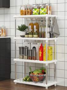 2/4-Storey Multifunctional Storage Rack, Large And Thick Storage Rack, Layered Storage, Large Capacity Saves Space, Stable And Easy To Install, Suitable For Kitchen, Bathroom, Bedroom, Office, Garage | Open Shelves And Enclosed Cabinets, Bathroom Storage Parts And Storage Space Saving Design,Shelves, Organize Shelves