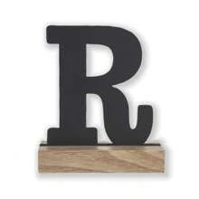 1pc 3.9 Inch Rustic Wooden Alphabet Letter For Home Decor Birthday,Christmas,Graduation,Bridal Shower,Wedding,Anniversary Party Supplies And Room Decoration